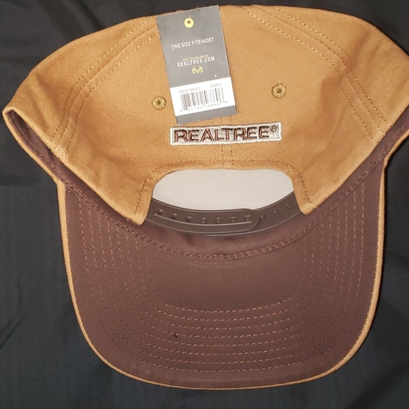 BROWN CANVAS REALTREE OUTDOOR HAT - Picture 7 of 8